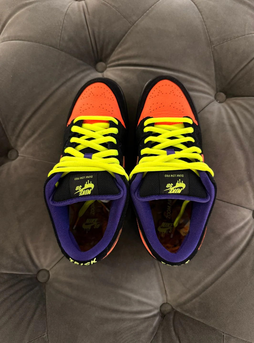 Nike SB Dunk Low Night of Mischief Halloween - Usato 9/10 - Image 5