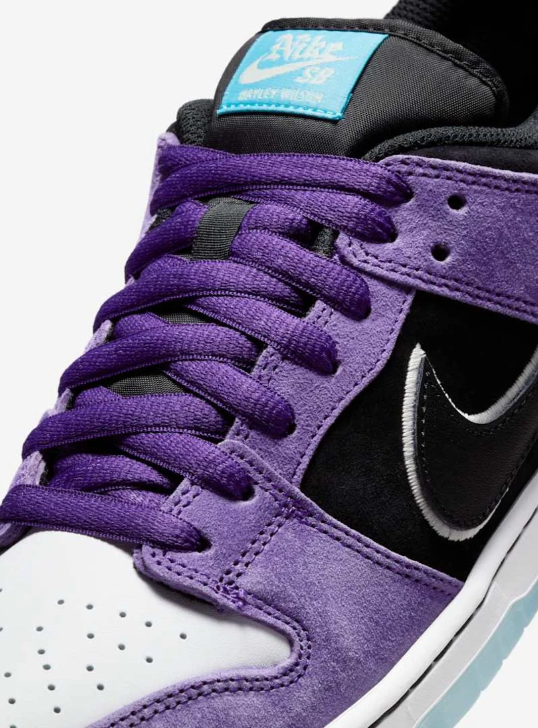 Nike SB Dunk Low Pro Hayley Wilson Black Court Purple - Image 3