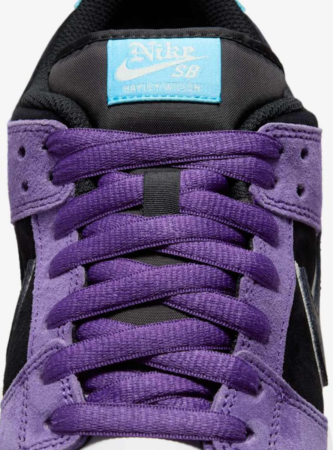 Nike SB Dunk Low Pro Hayley Wilson Black Court Purple - Image 7