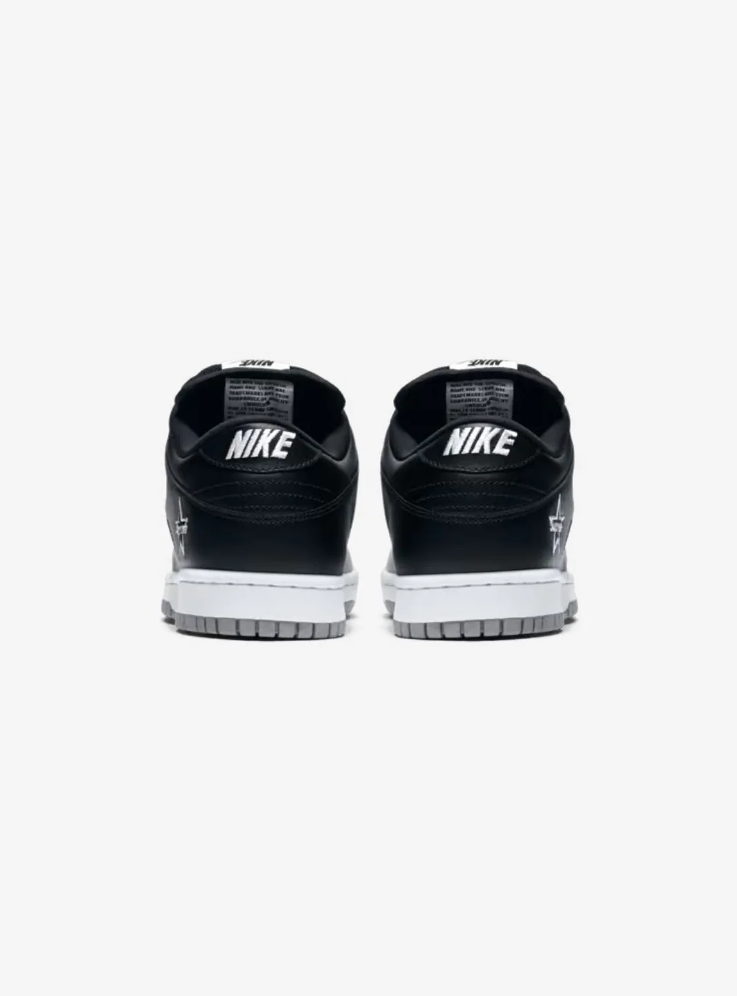 Nike SB Dunk Low Supreme Jewel Swoosh Silver - Image 4