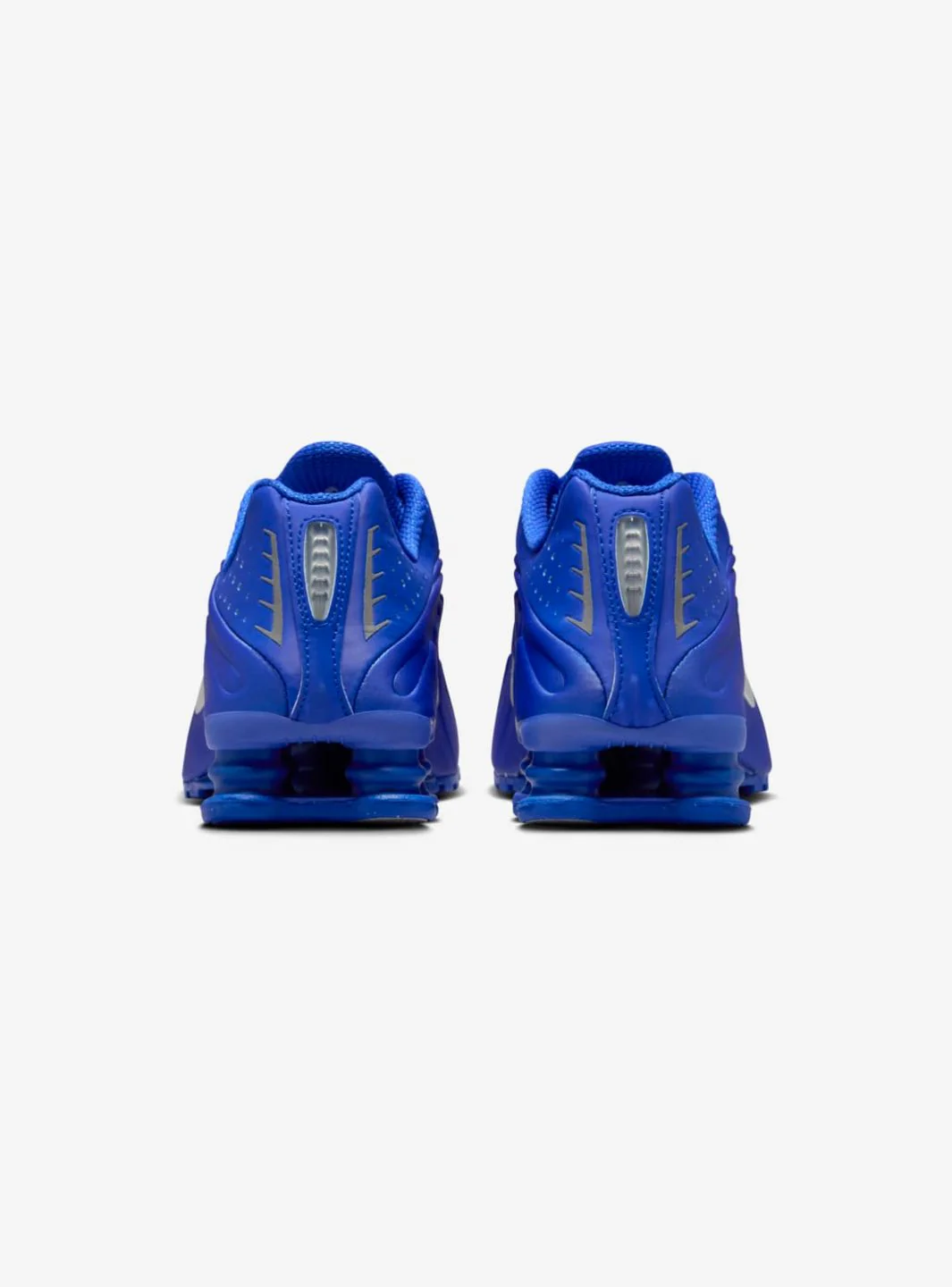 Nike Shox R4 Racer Blue Metallic Silver - Image 6