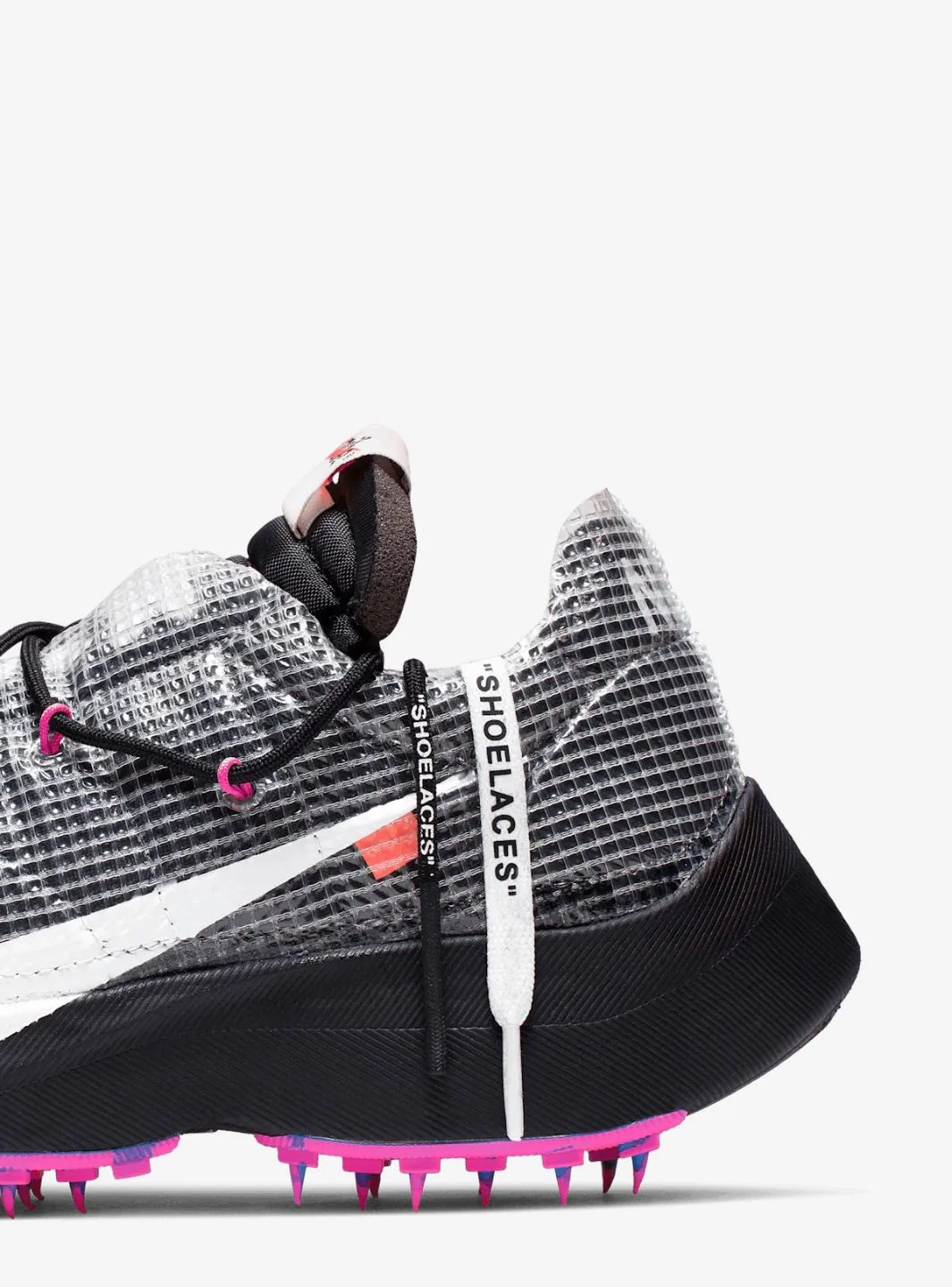 Nike Vapor Street Off-White Black Laser Fuchsia - Image 5