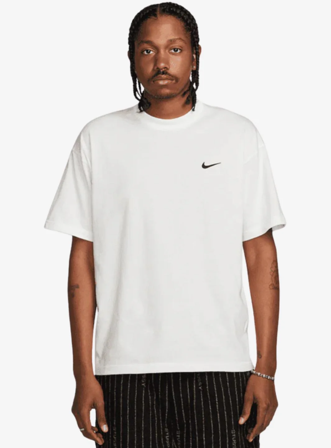Nike x Stussy The Wide World Tribe T-Shirt White - Image 3