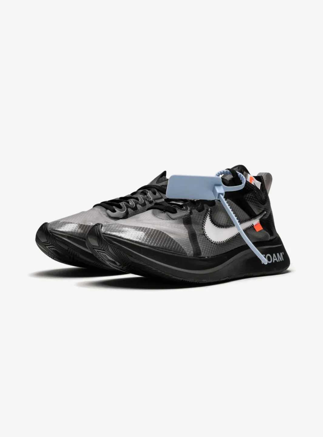 Nike Zoom Fly Off-White Black Silver - Image 2