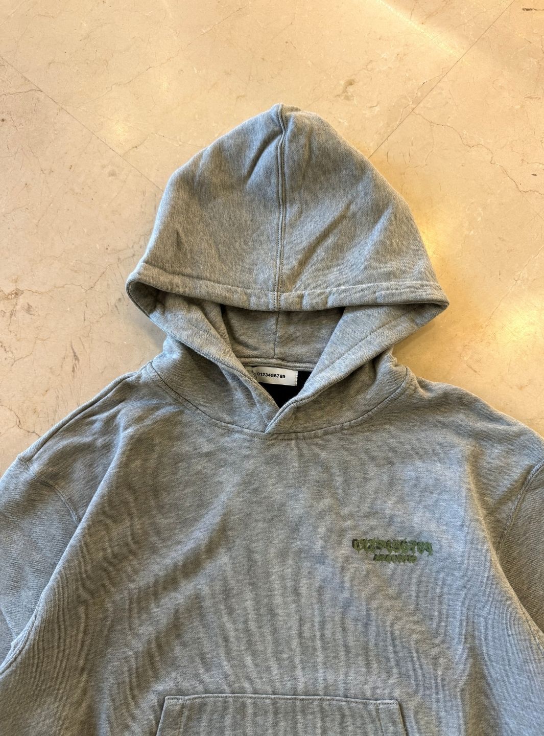 Numeri Archivio Hooded Sweatshirt Grey Melange Camo - Image 4