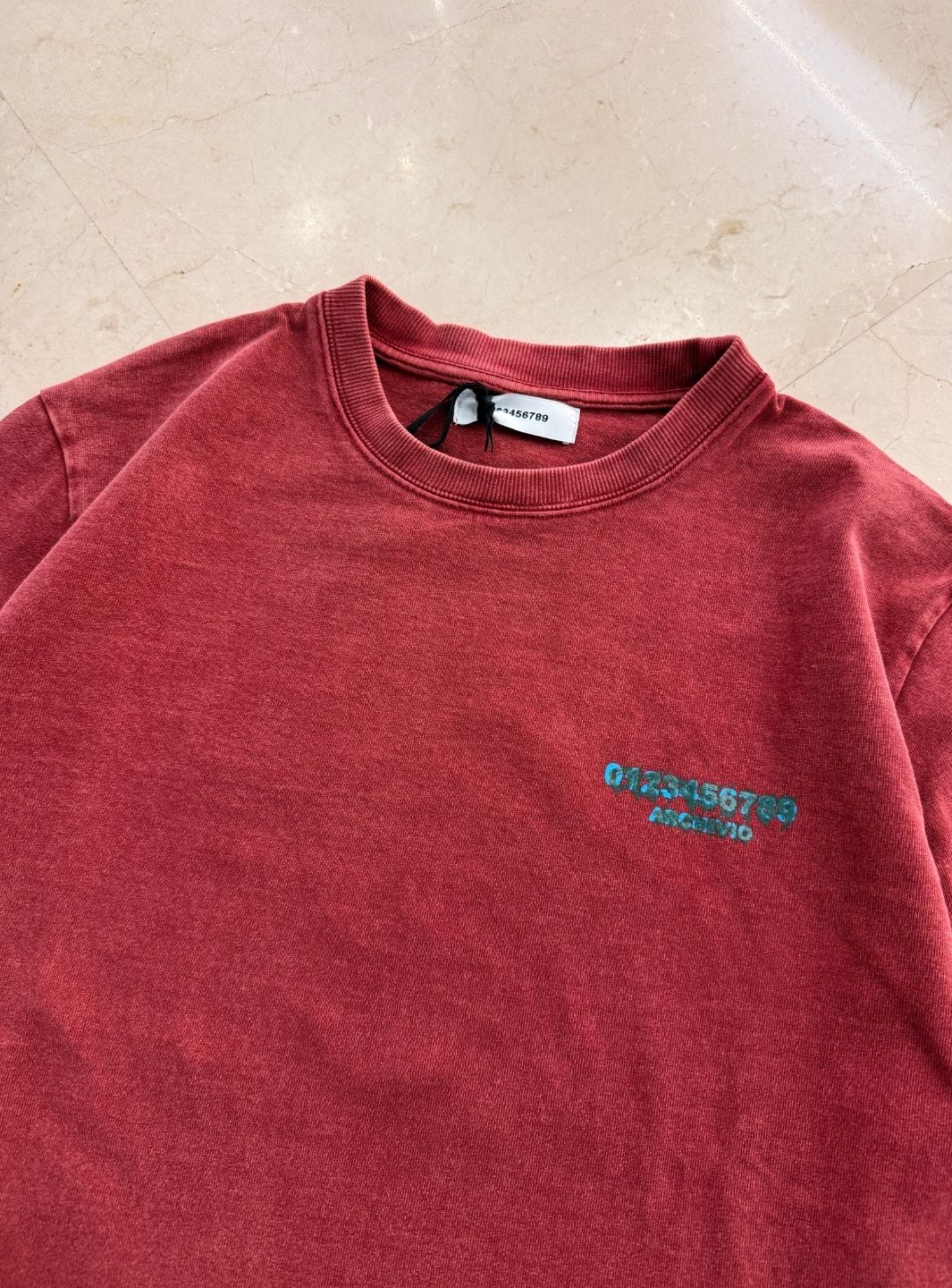 Numeri Archivio Longsleeve Burgundy - Image 5