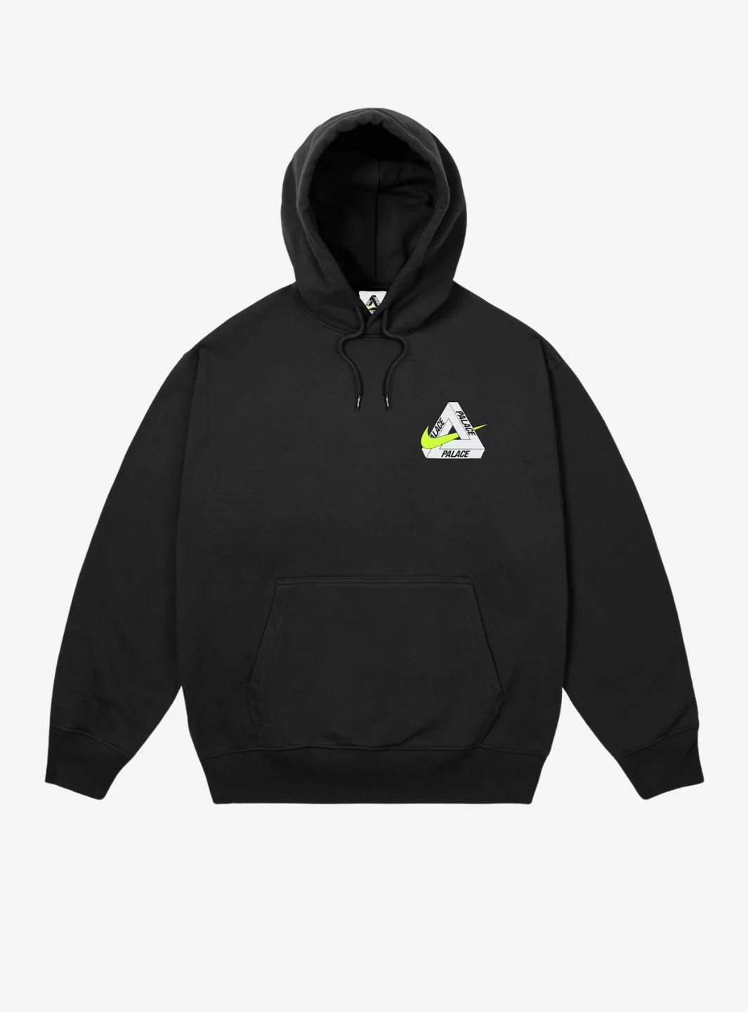 Palace x Nike Tri Swoosh Hood Black - Image 2