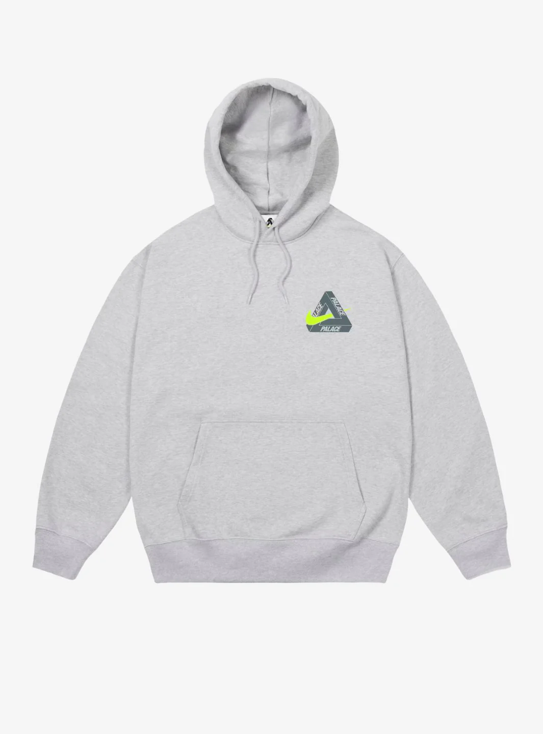 Palace x Nike Tri Swoosh Hood Grey Marl - Image 2