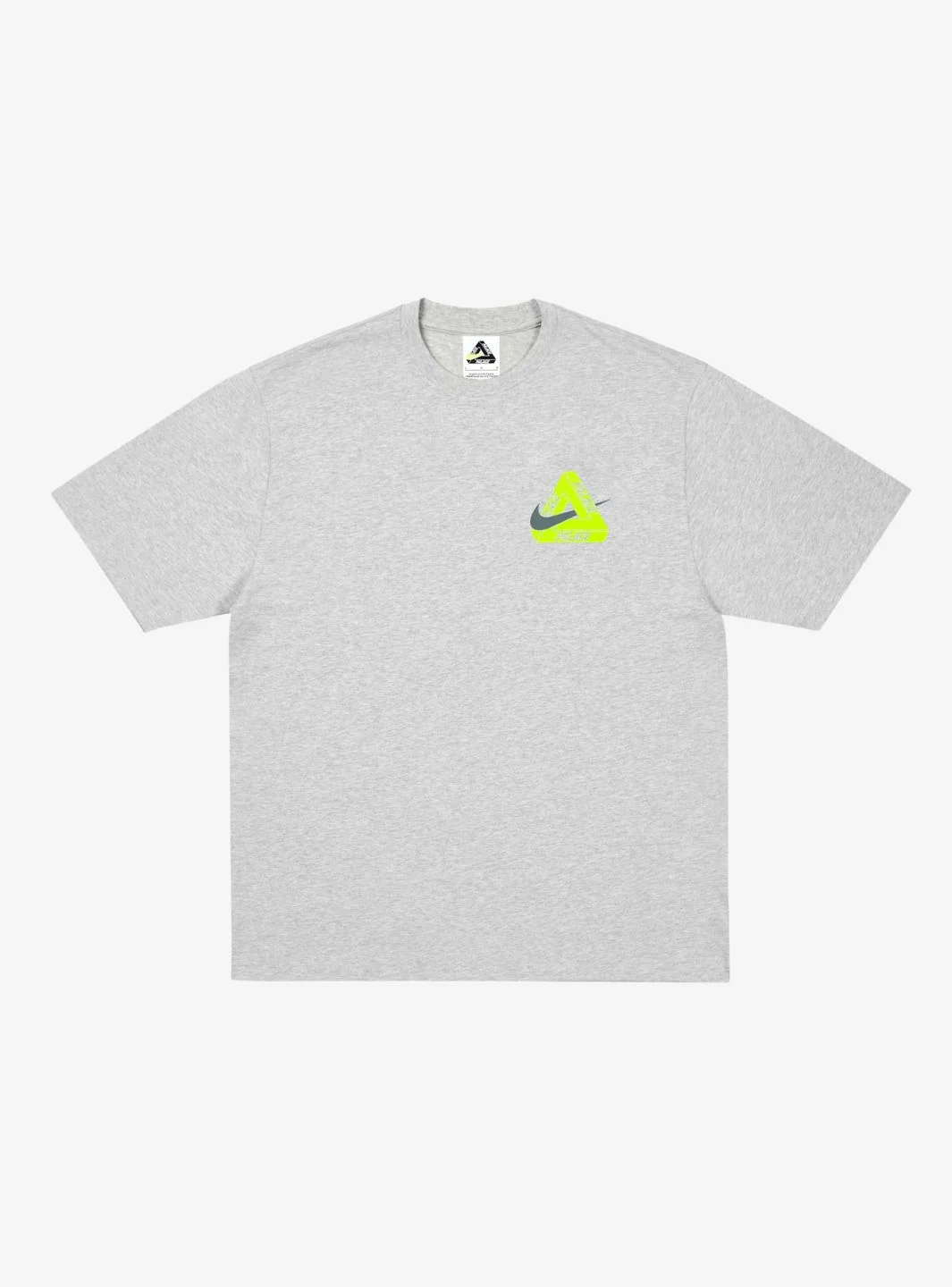 Palace x Nike Tri Swoosh T-Shirt Grey Marl - Image 2