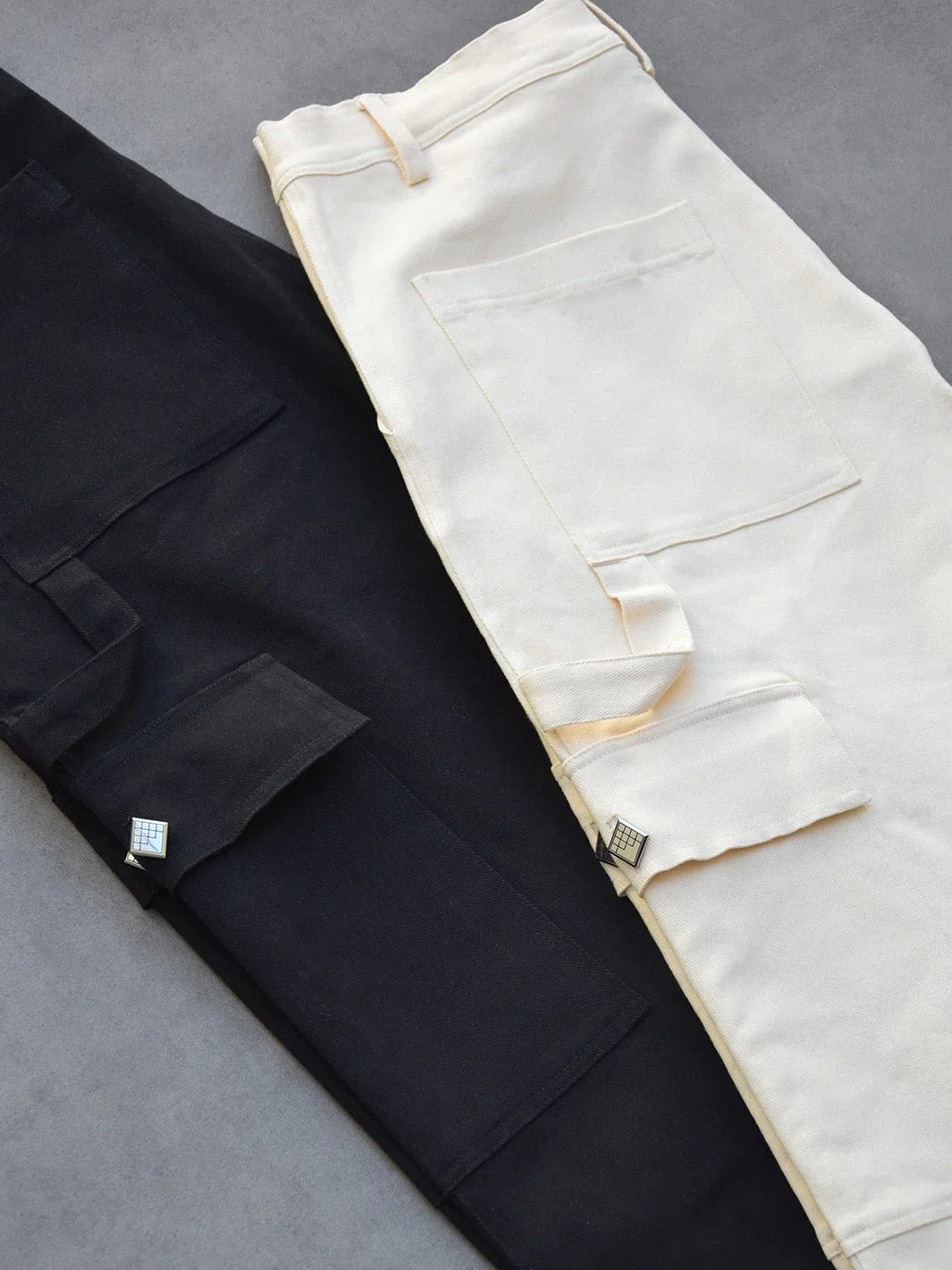Pantalón Cargo Pant Cream - Image 8