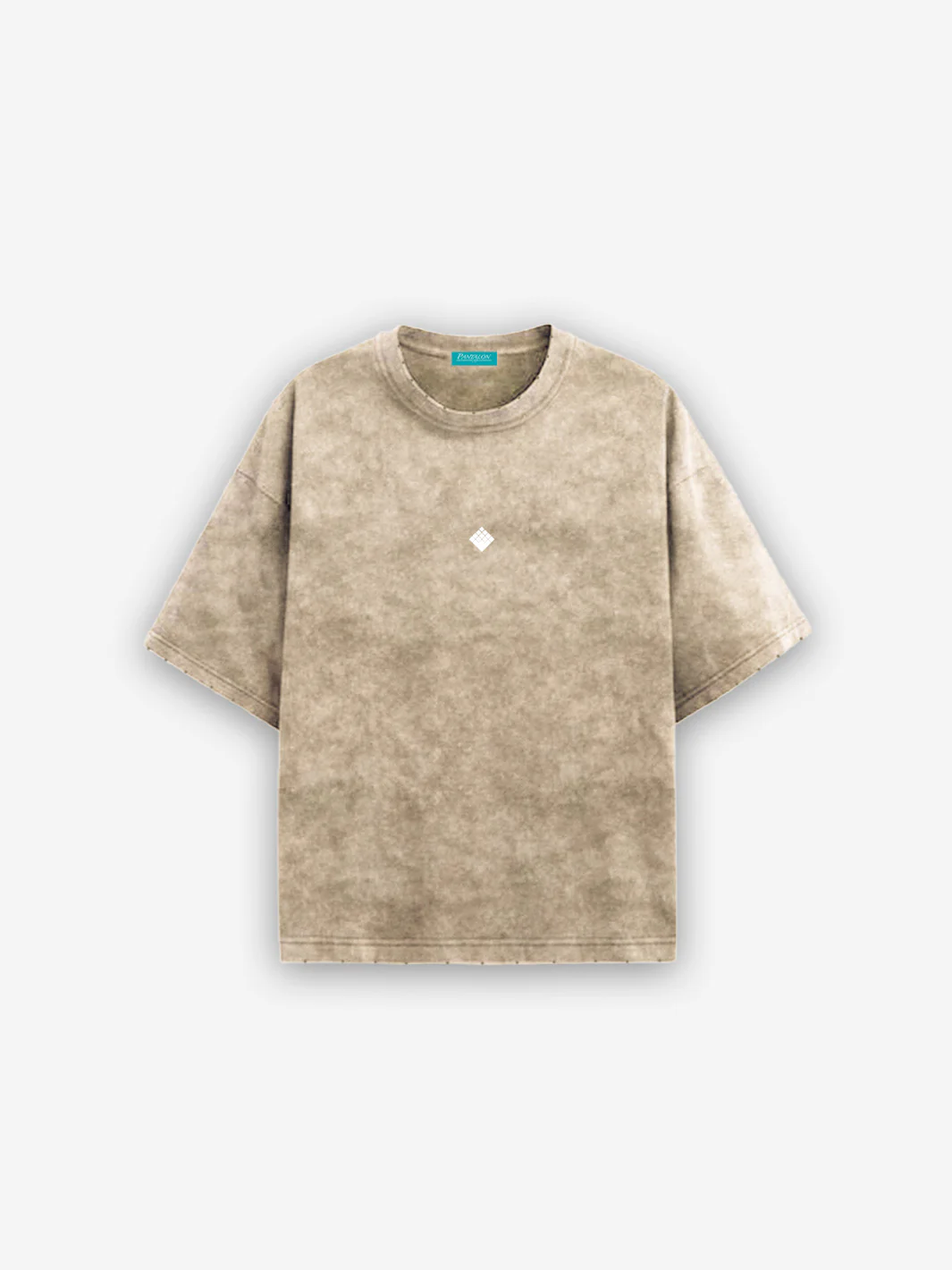 Pantalón Distressed Stone Washed T-Shirt Sand