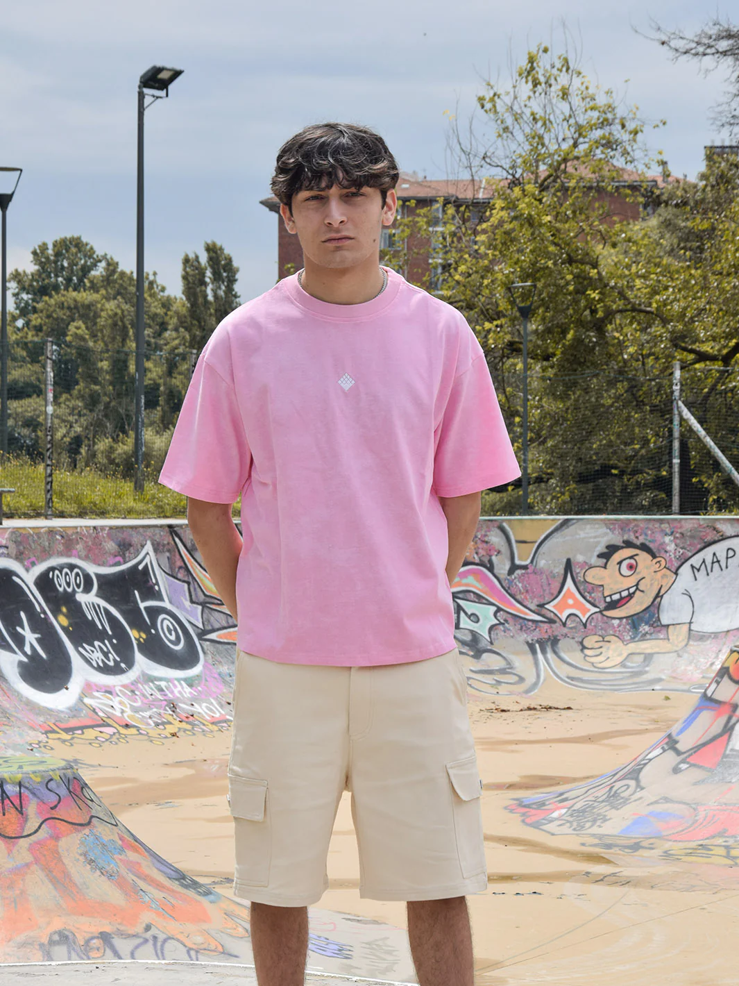 Pantalón Less Perfection More Authencity Stone Washed T-Shirt Pink - Image 8