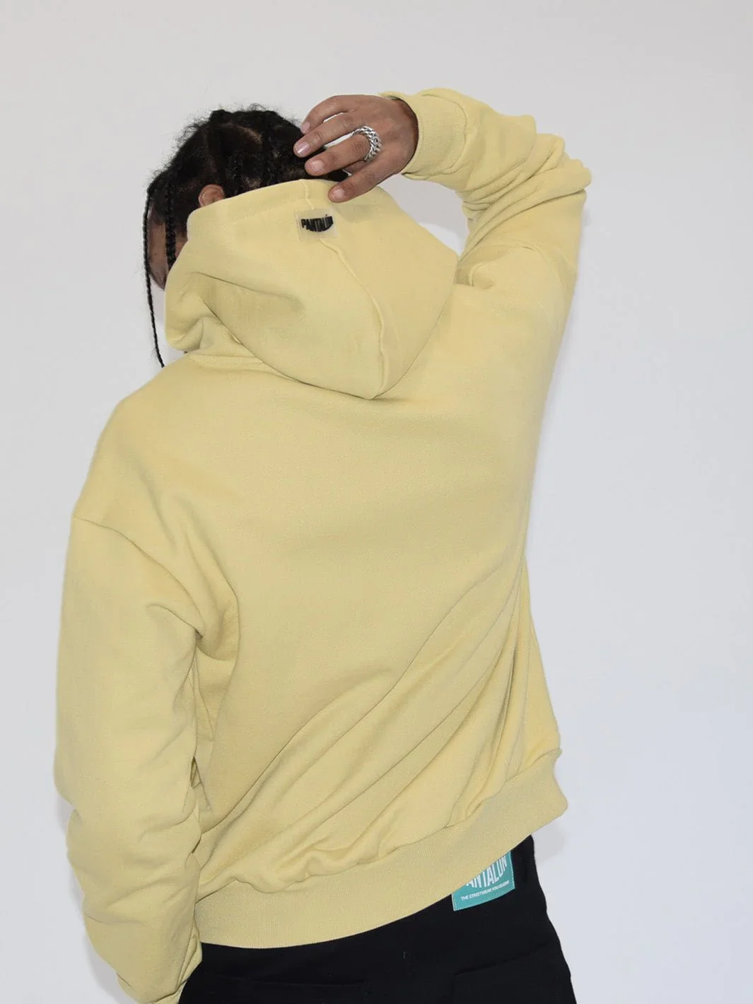 Pantalón Zip Hoodie Vintage Yellow - Image 3