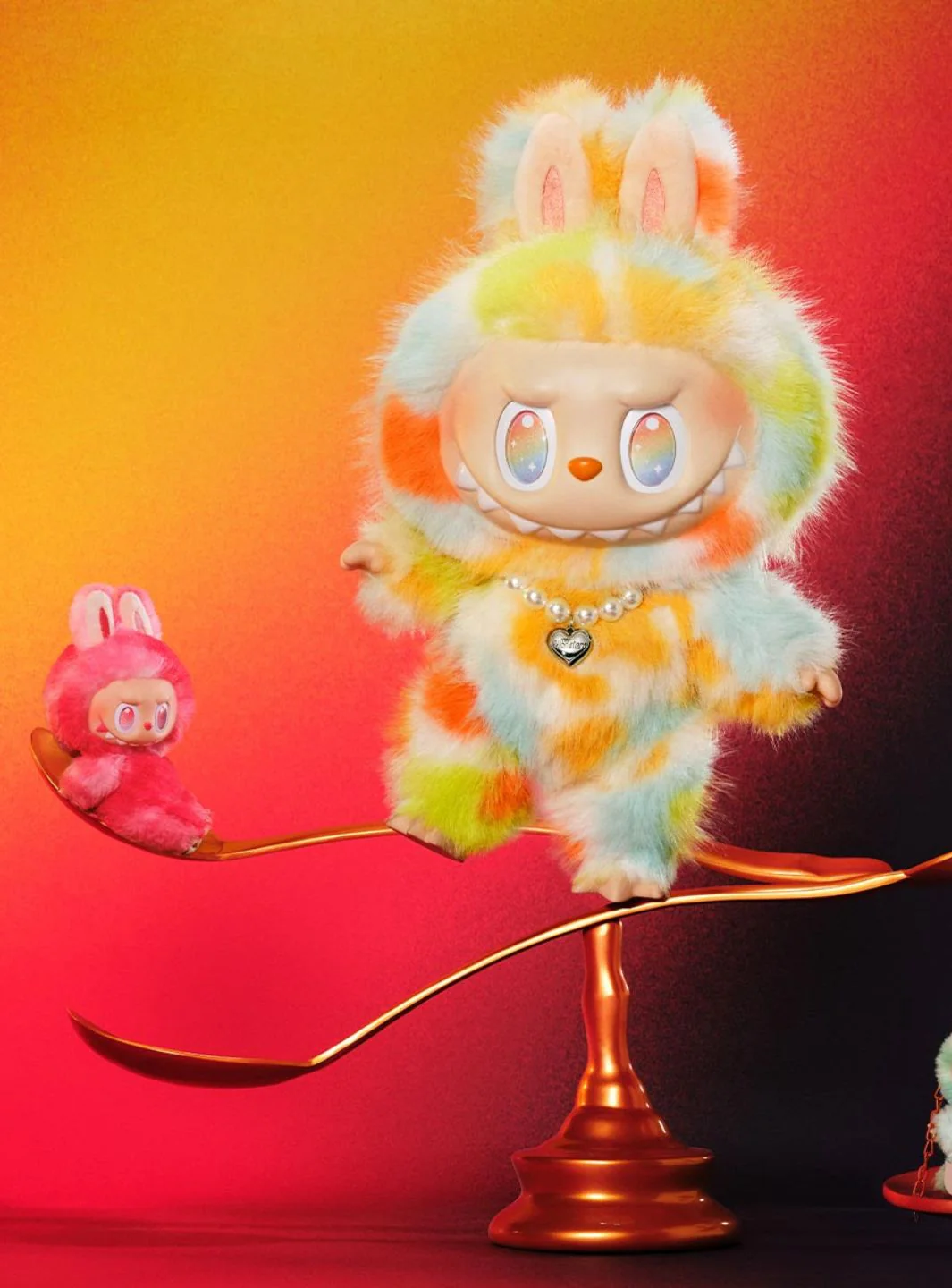Pop Mart Labubu The Monsters Big into Energy Series Rock The Universe Vinyl Plush Doll 40cm - Image 3