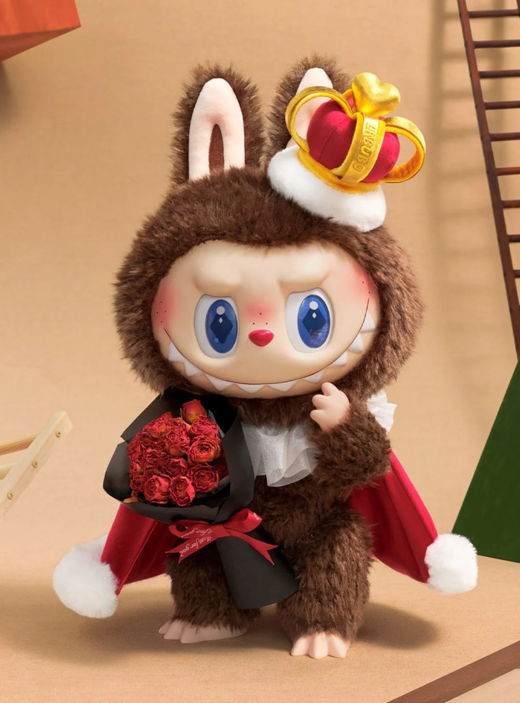 Pop Mart Labubu The Monsters Let's Checkmate Series Vinyl Plush Doll 40cm - Image 2