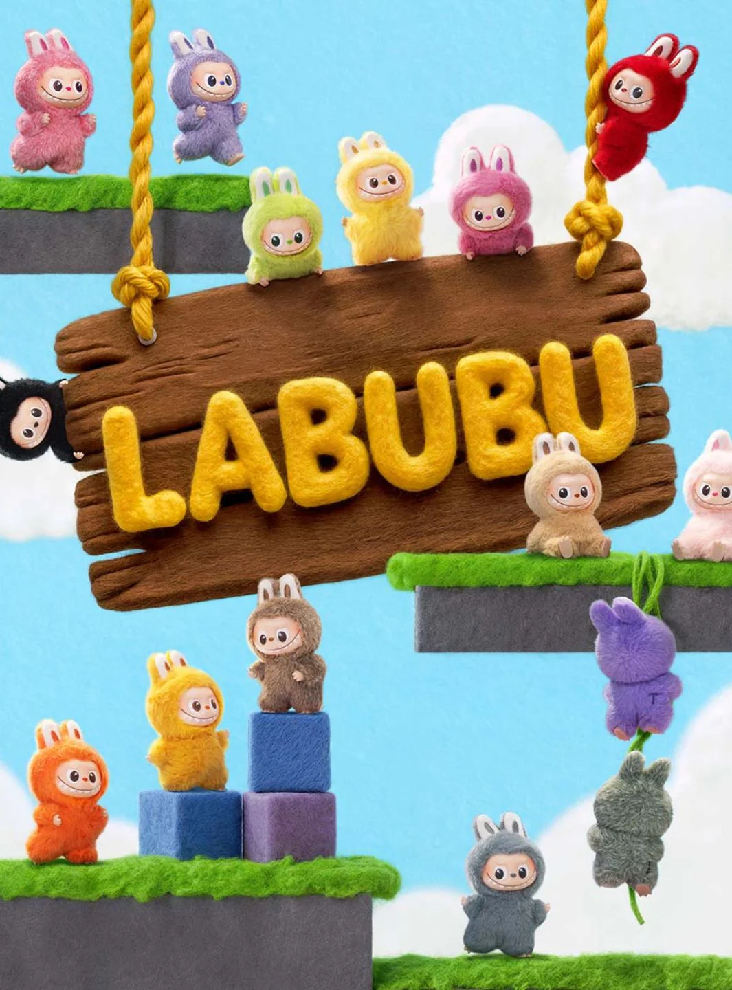Pop Mart Labubu The Monsters Pin for Love Series Vinyl Plush Pendant (N-Z) (1 Blind Box) - Image 3