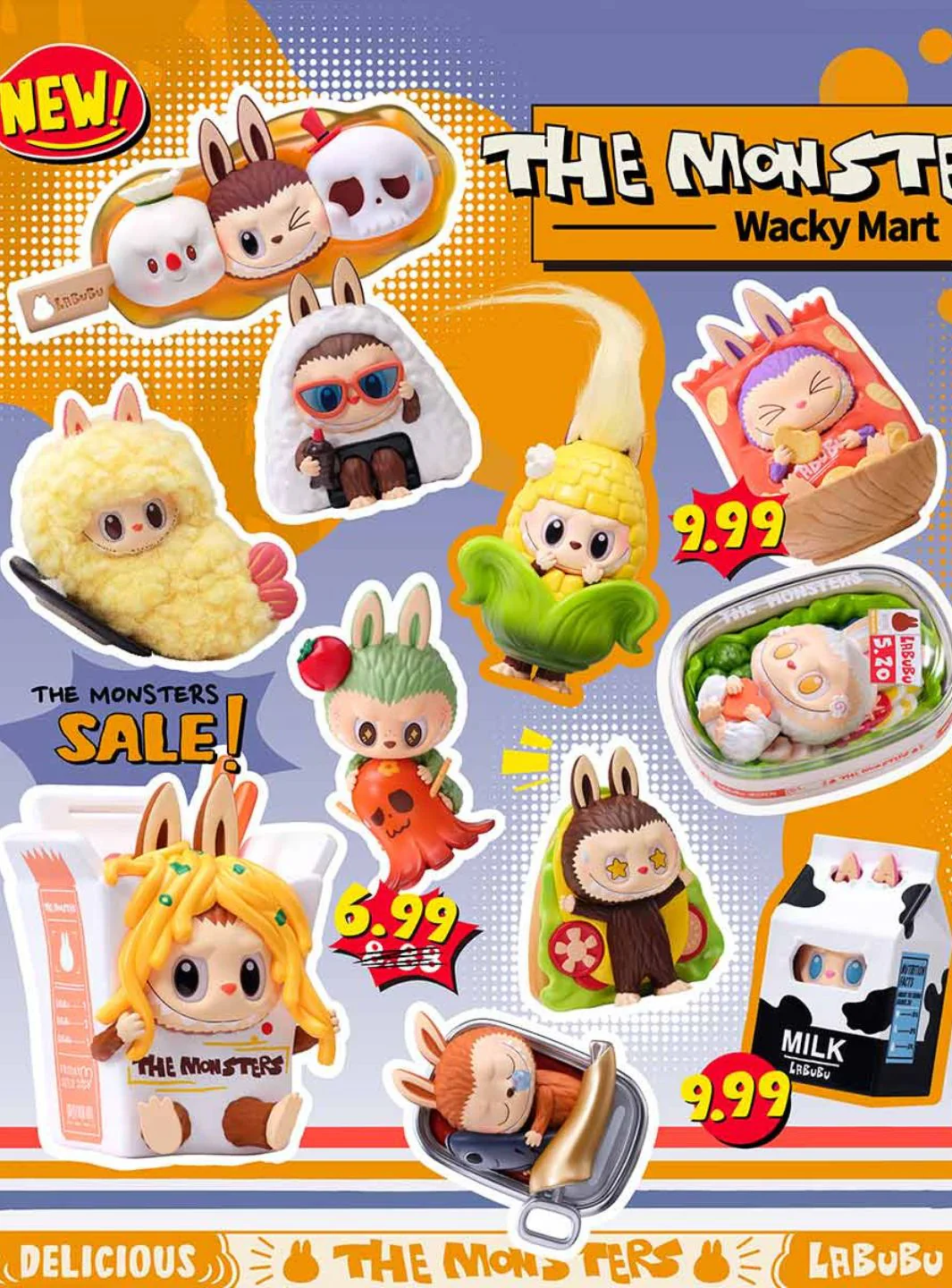 Pop Mart Labubu The Monsters Wacky Mart Series Figure (1 Blind Box) - Image 9