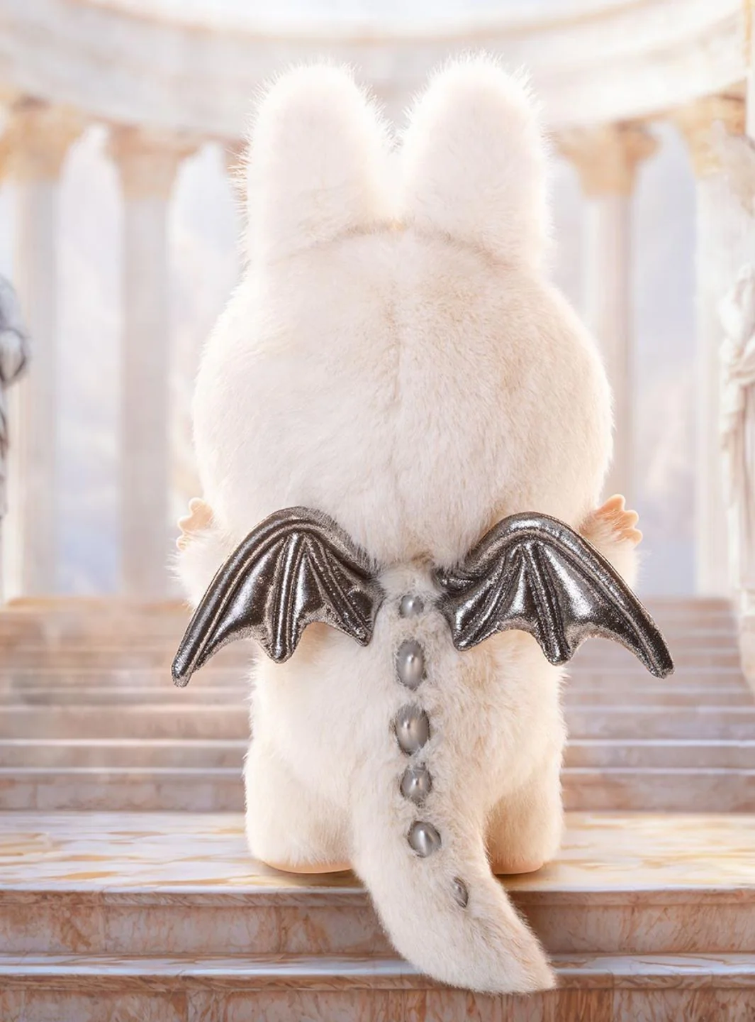 Pop Mart The Monsters Labubu Zimomo Angel in Clouds Figure 59cm - Image 3
