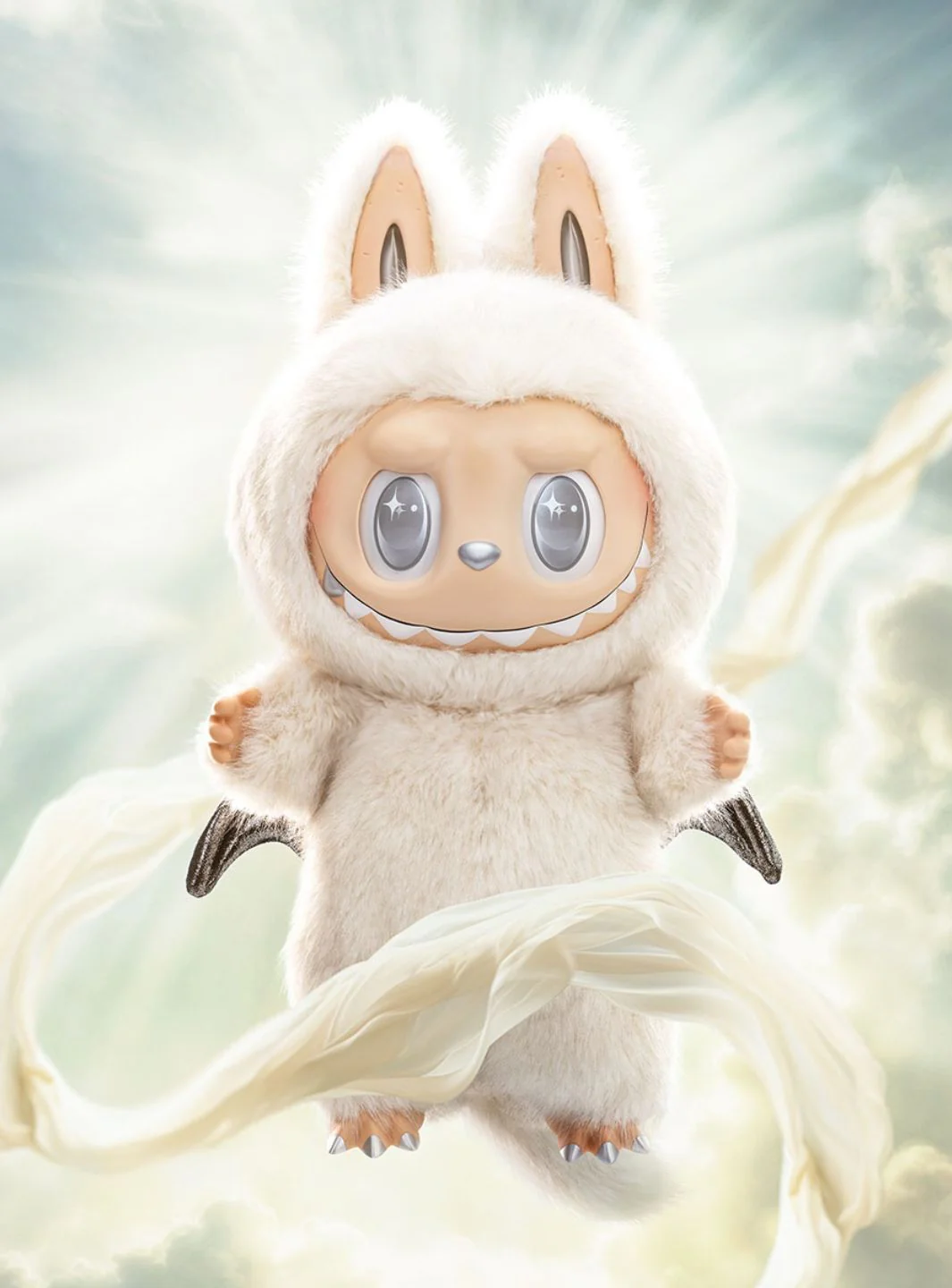 Pop Mart The Monsters Labubu Zimomo Angel in Clouds Figure 59cm - Image 5