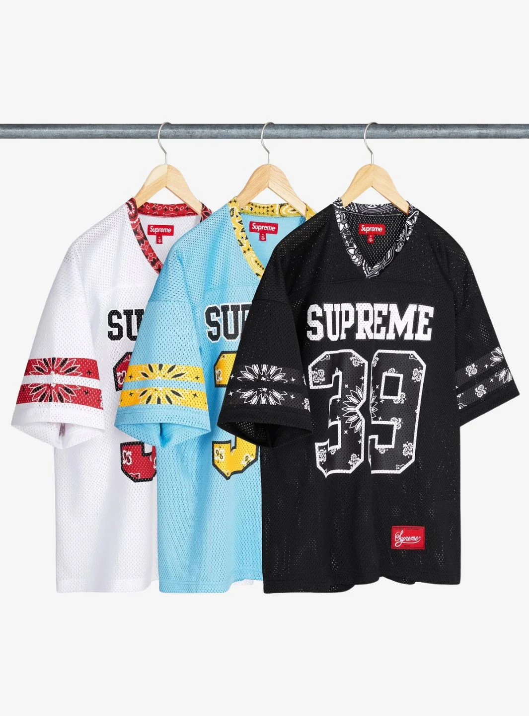 Supreme Bandana Football Jersey White - Image 4