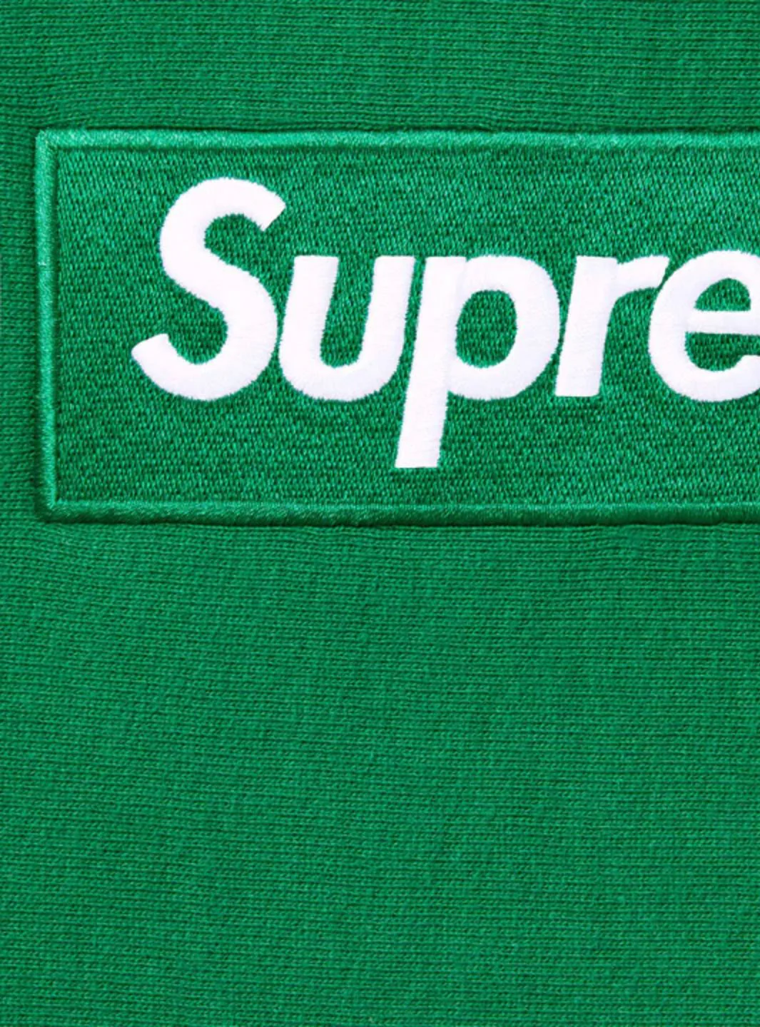 Supreme Box Logo Hooded Sweatshirt Green (FW24) - Image 2
