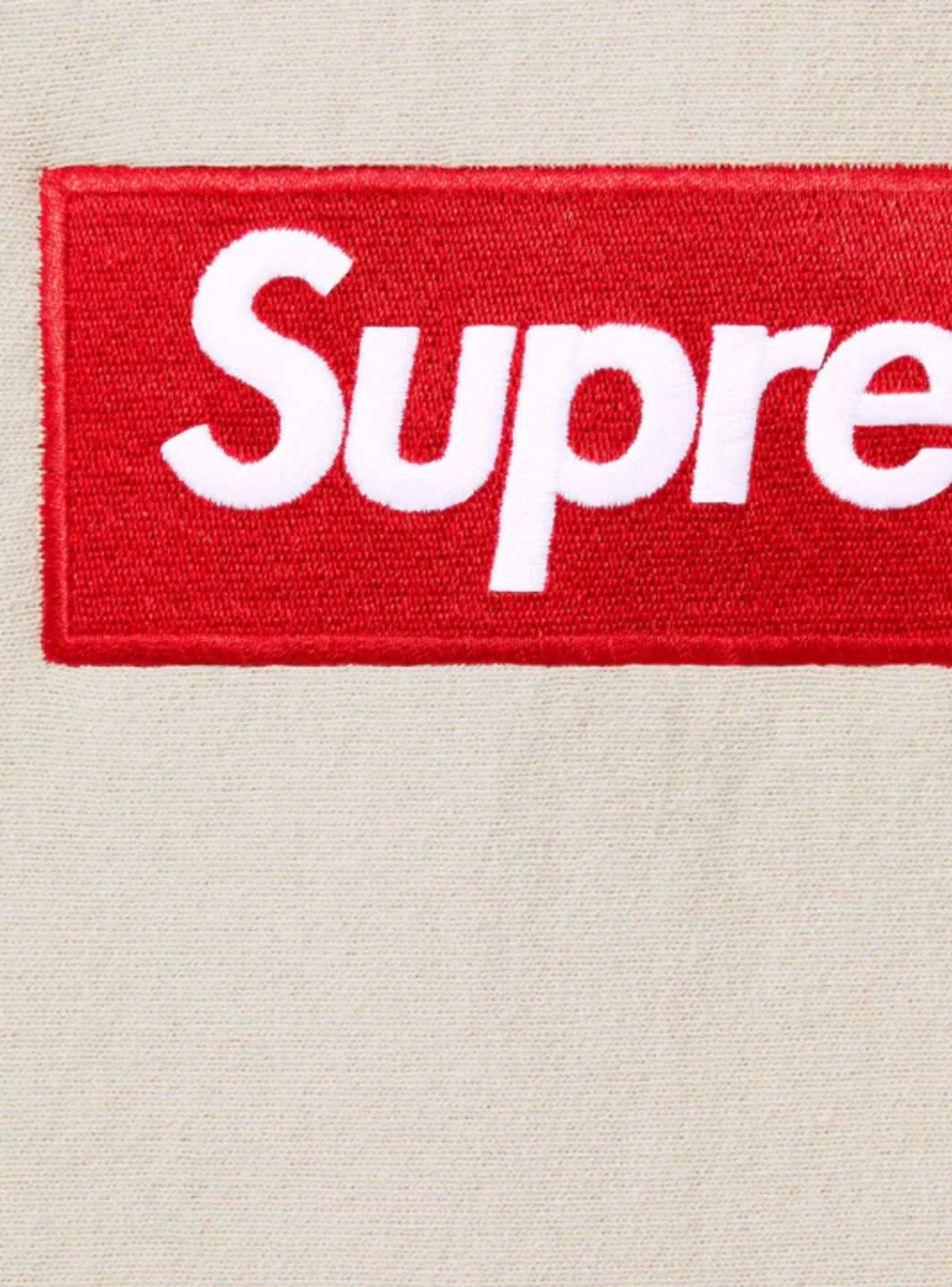 Supreme Box Logo Hooded Sweatshirt Stone (FW24) - Image 2