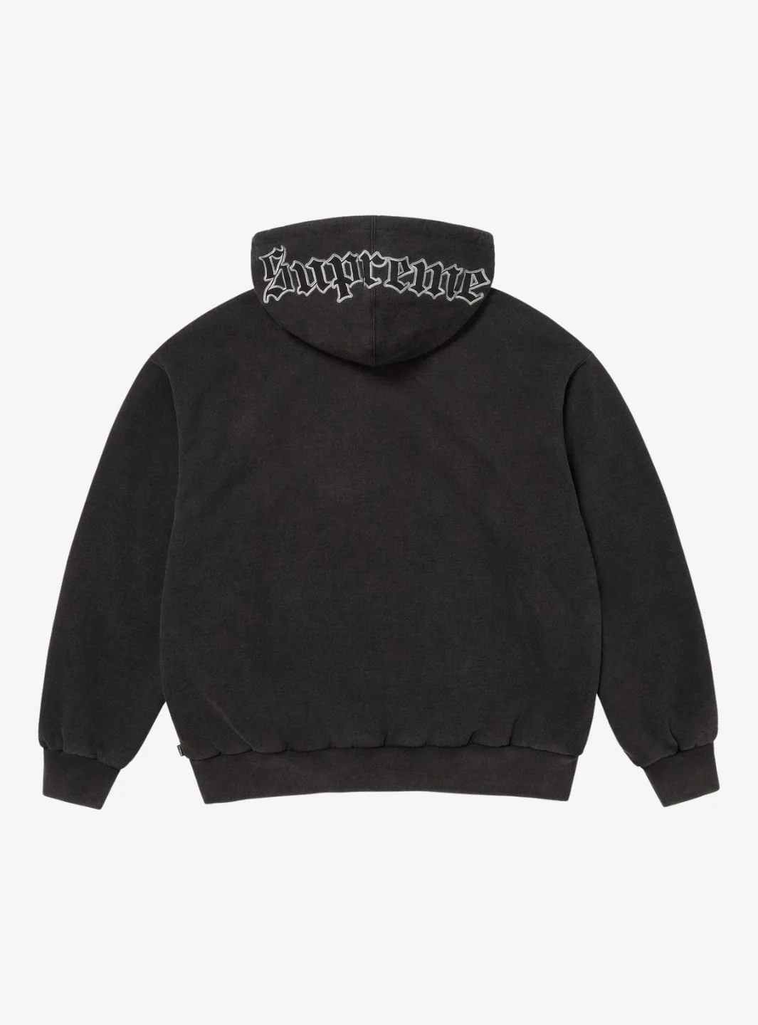 Supreme Chicago White Sox Zip Up Hooded Sweatshirt Black - Image 2
