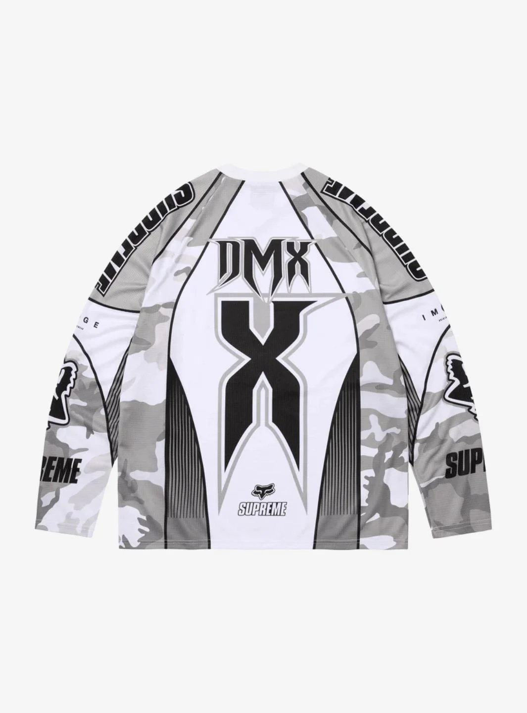 Supreme Fox Racing DMX Jersey White - Image 2