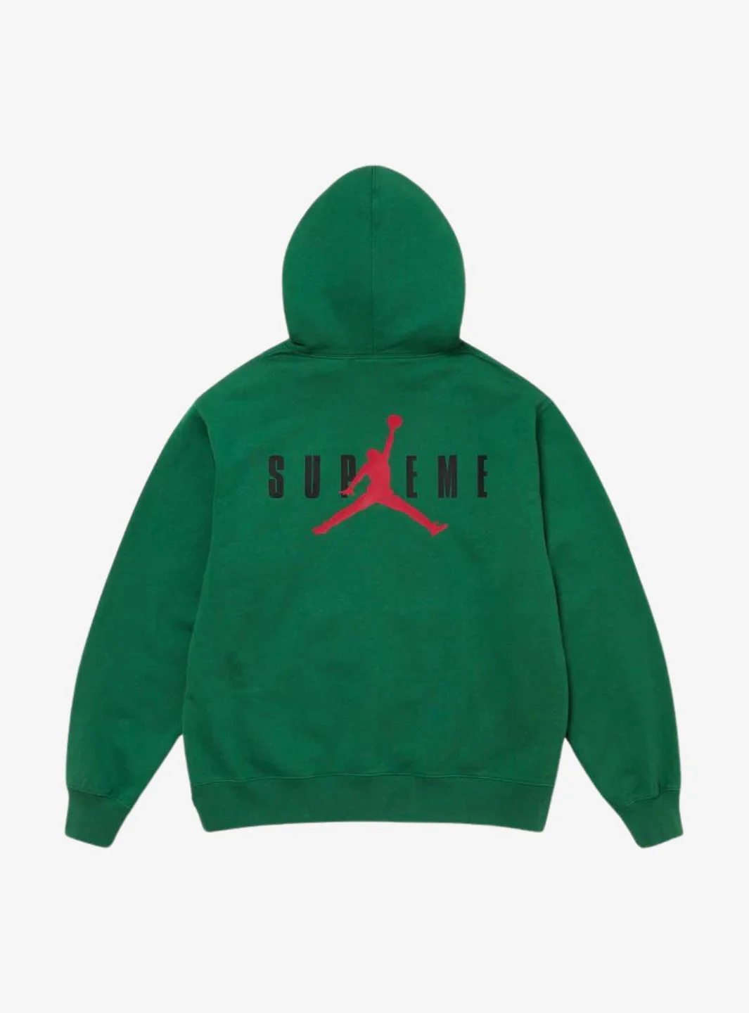 Supreme Jordan Hooded Sweatshirt Green (FW24) - Image 2