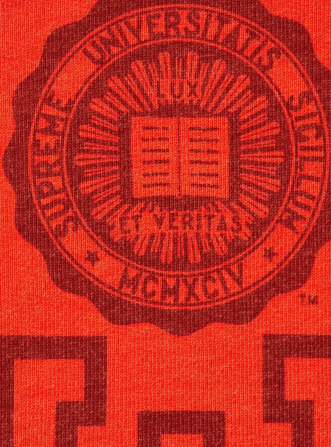 Supreme Knowledge Reigns Zip Up Hooded Sweatshirt Red - Image 3