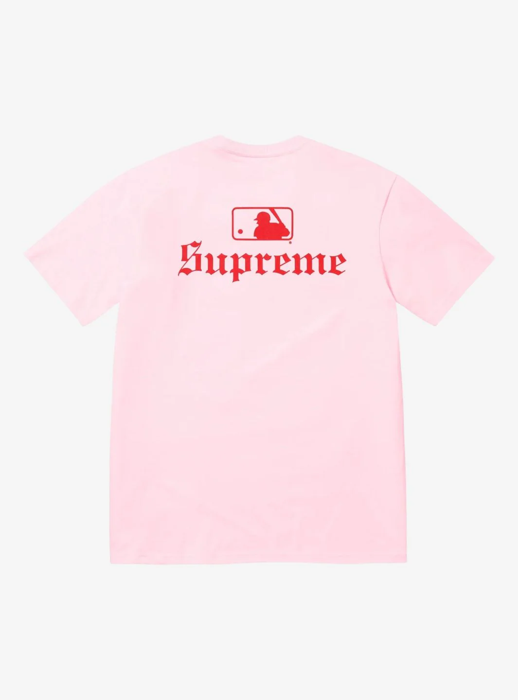 Supreme MLB Teams Sox T-Shirt Light Pink - Image 2