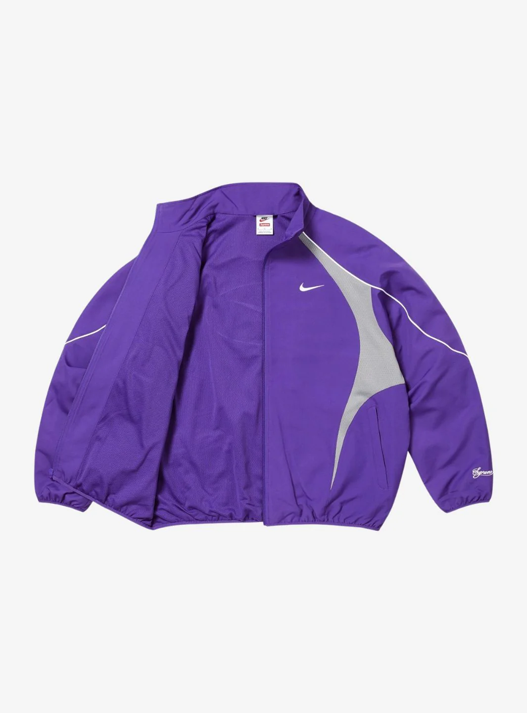 Supreme Nike Track Jacket Purple - Image 2