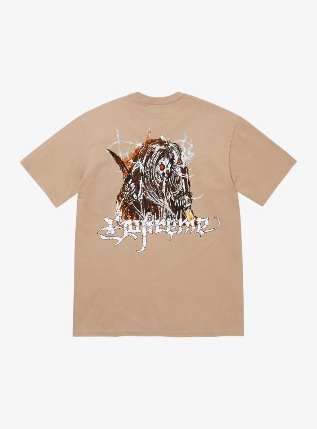 Supreme Satan T-Shirt Khaki - Image 2