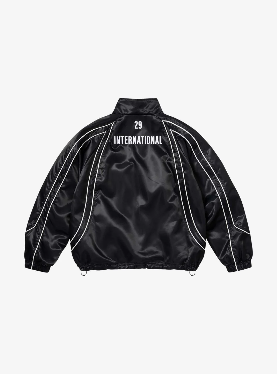 Supreme Satin Piping Pullover Black - Image 2