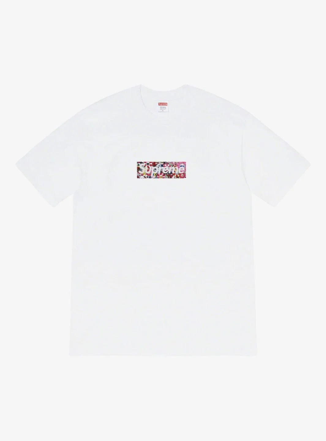 Supreme Takashi Murakami Covid-19 Relief Box Logo T-Shirt White