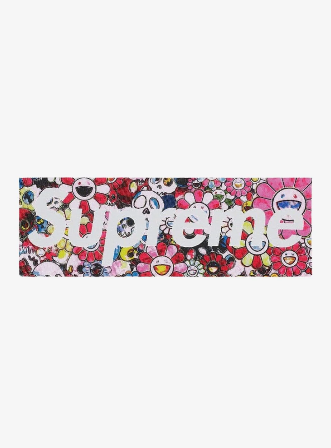 Supreme Takashi Murakami Covid-19 Relief Box Logo T-Shirt White - Image 3