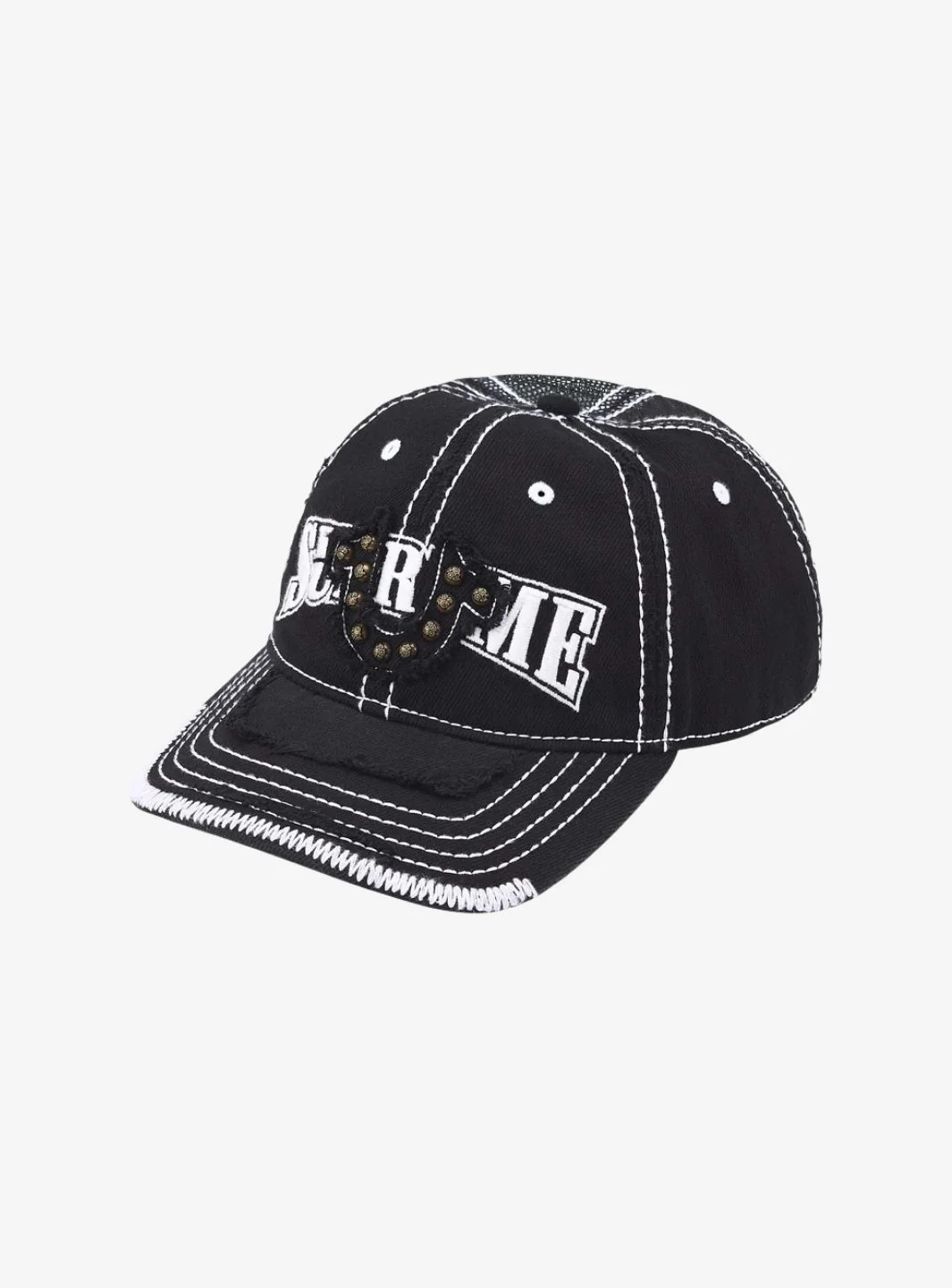 Supreme True Religion Mesh Back 6-Panel Black
