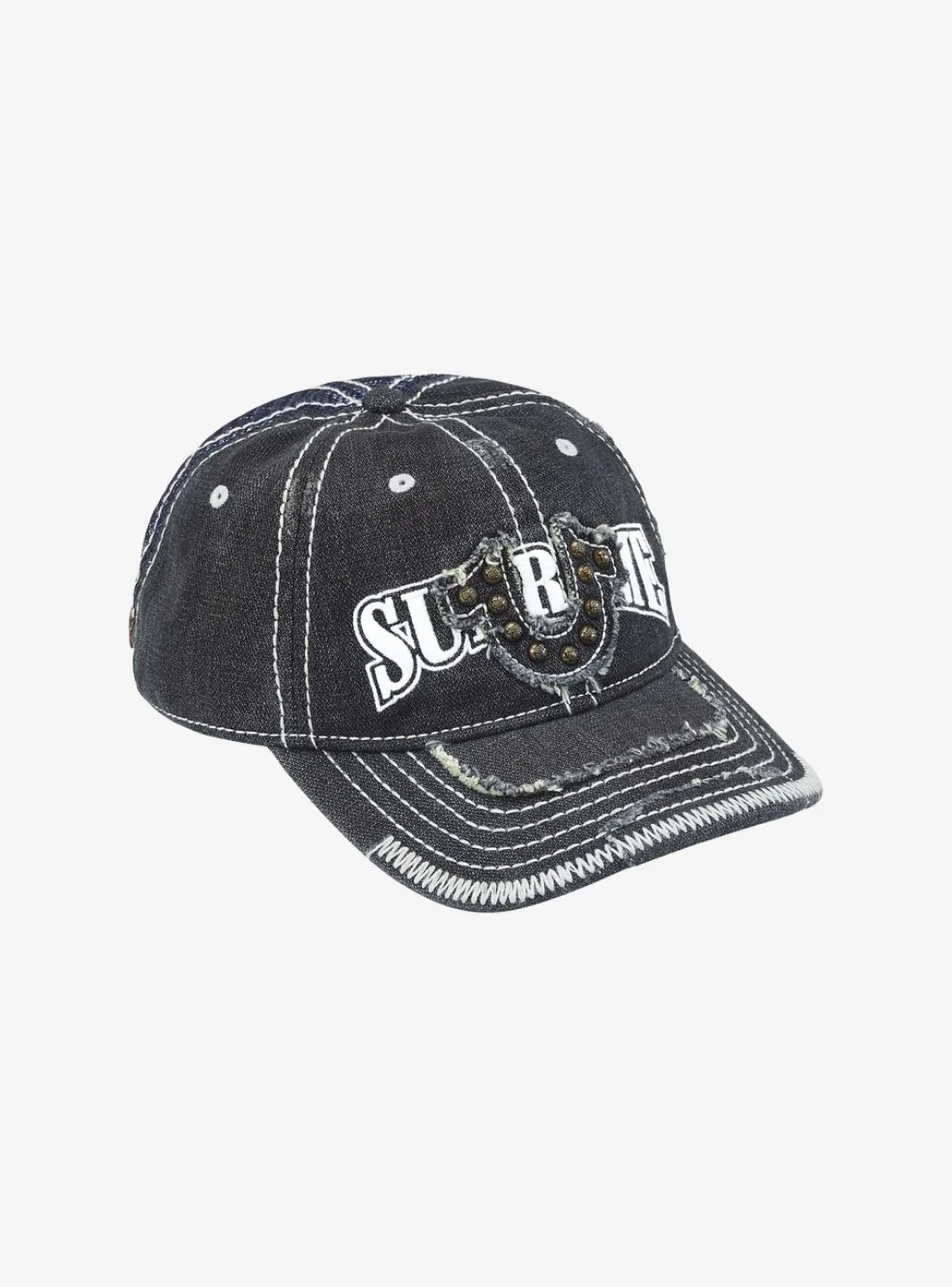 Supreme True Religion Mesh Back 6-Panel Dirty Indigo - Image 2
