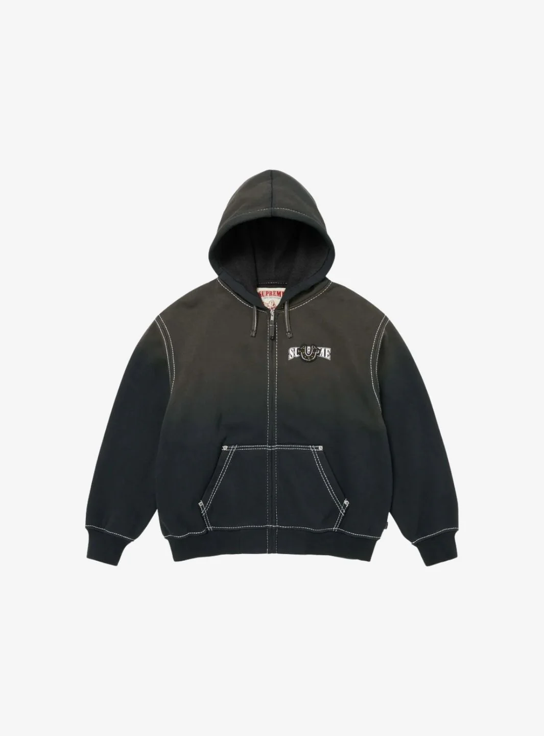 Supreme True Religion Zip Up Hooded Sweatshirt Black (FW25)