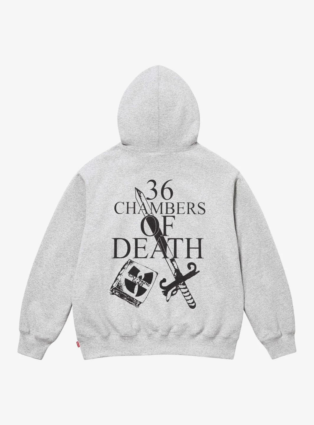 Supreme Wu-Tang Clan Hooded Sweatshirt Heather Grey - Image 2