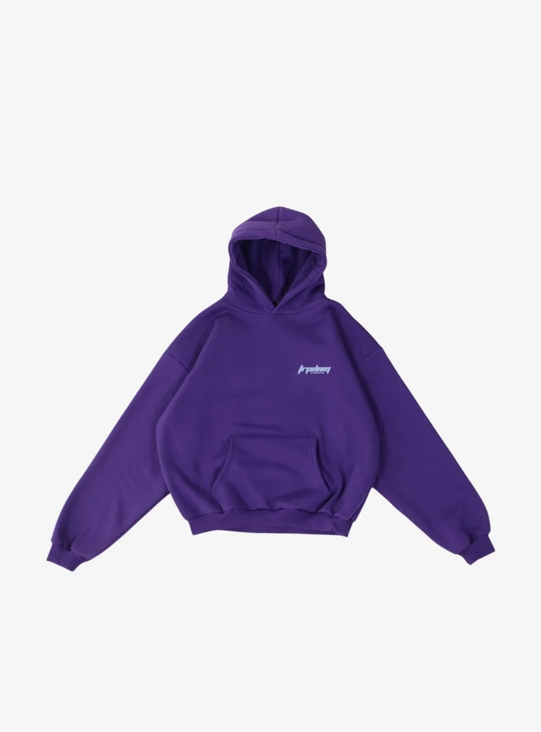Trap Denim Hoodie Purple