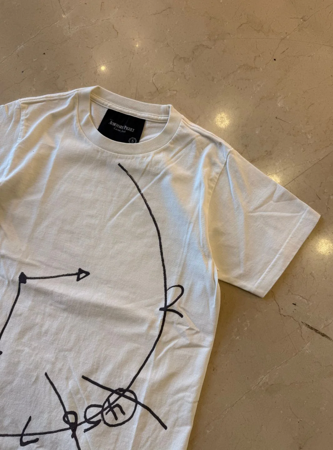 Travis Scott CJ x Audemars Piguet Time Zones T-Shirt White - Image 5
