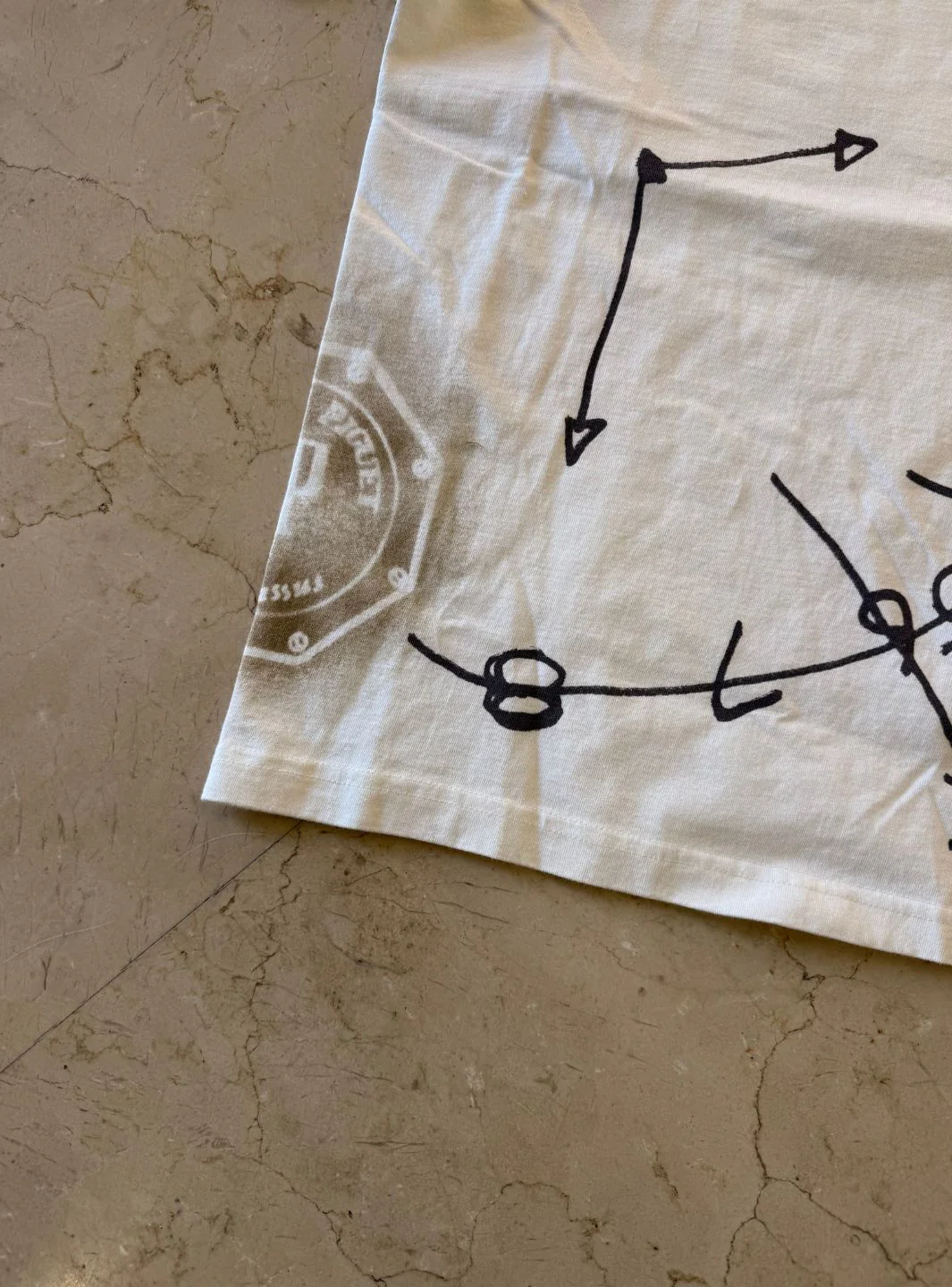 Travis Scott CJ x Audemars Piguet Time Zones T-Shirt White - Image 7