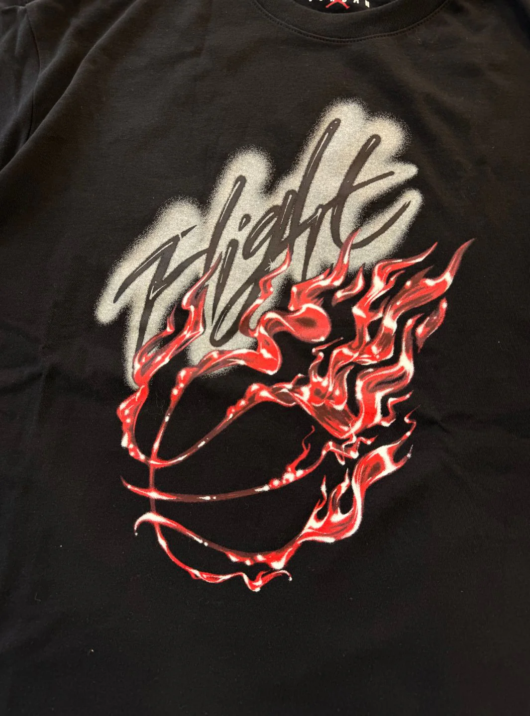 Travis Scott x Jordan Flight Graphic T-Shirt Black - Image 4